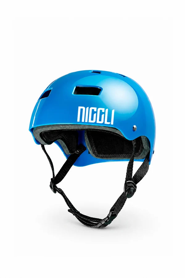 Casco Niggli pro azul brillante chico