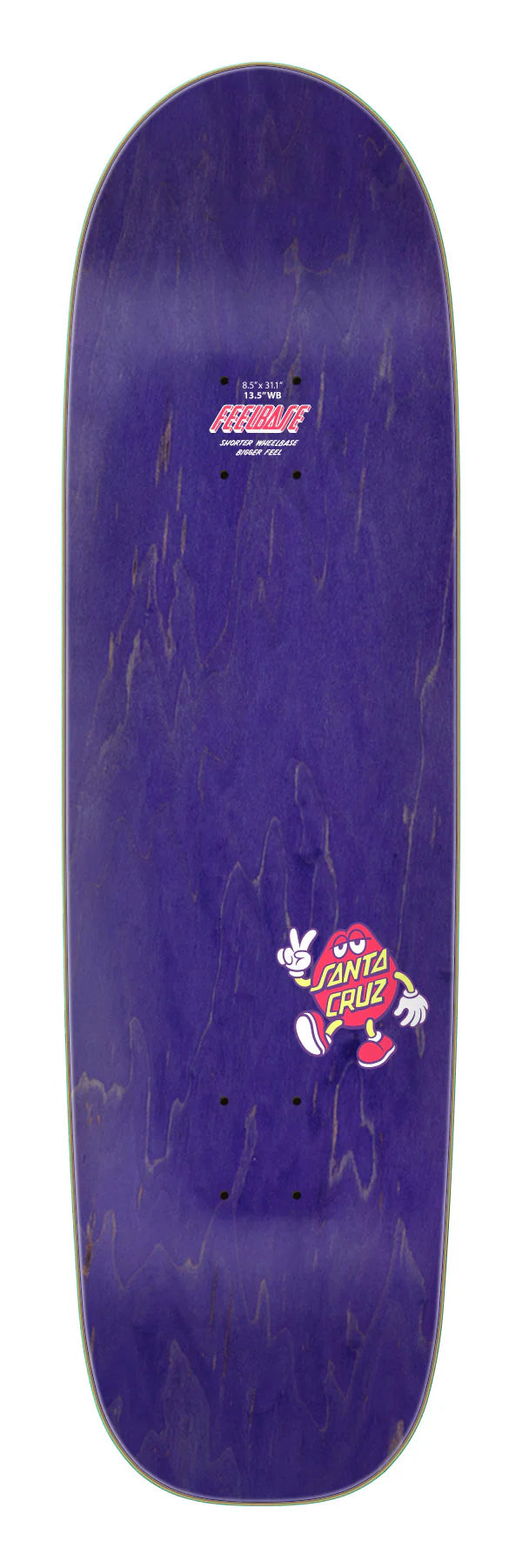 Tabla "Dot Dudes FeelBase 8.5in x 31.1in Santa Cruz Decks"