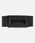 CINTURON "FLAME BELT (W/ BUCKLE BOTTLE OPENER) BLACK BELT"