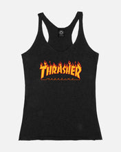 Camiseta "Flame Logo Black Racerback Tank"