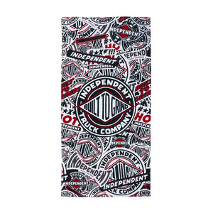 BTG Pattern Towel Black/Red OS Unisex Independent