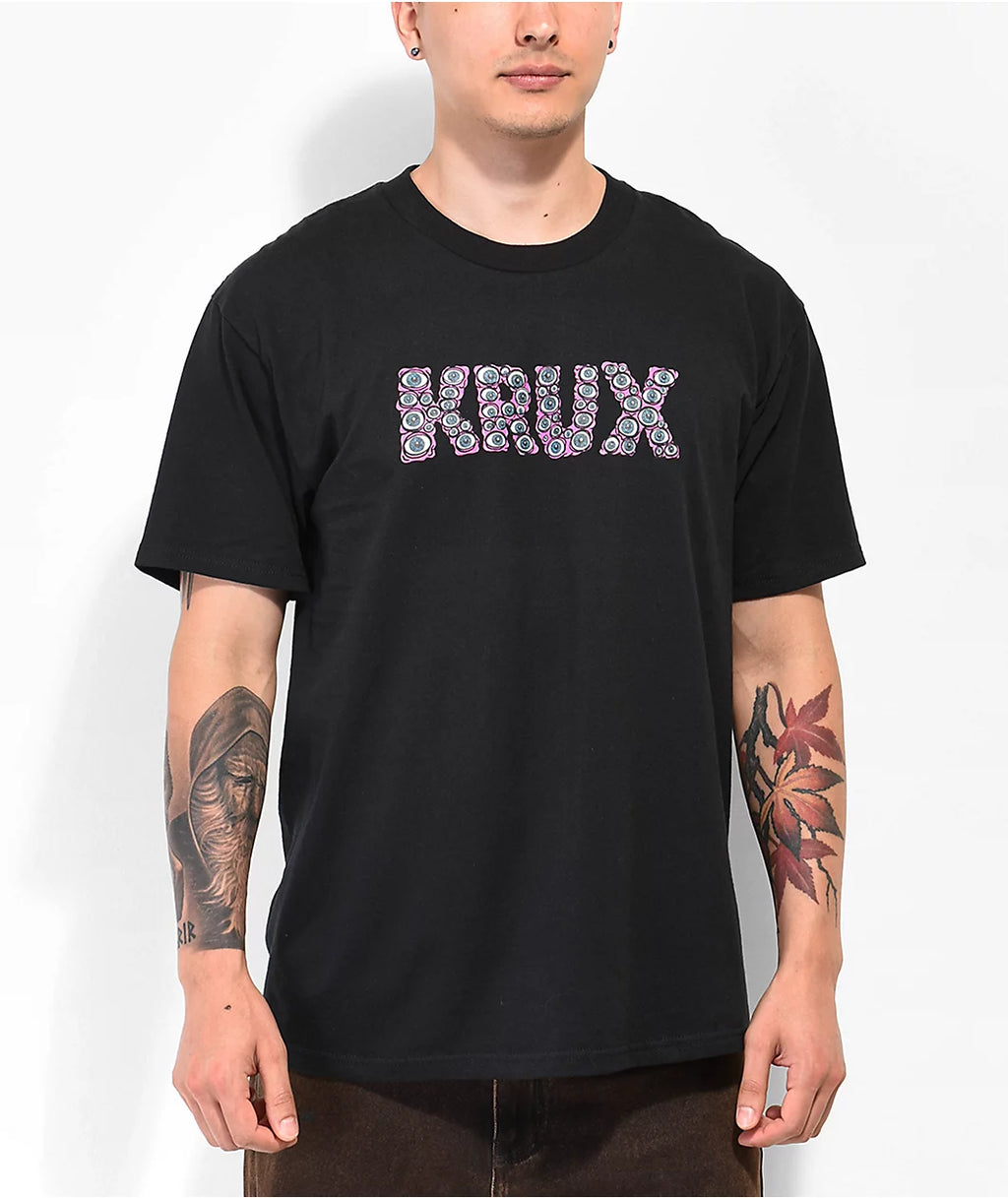 Playera "FOS Eyeballs S/S Regular T-Shirt Black Mens Krux"