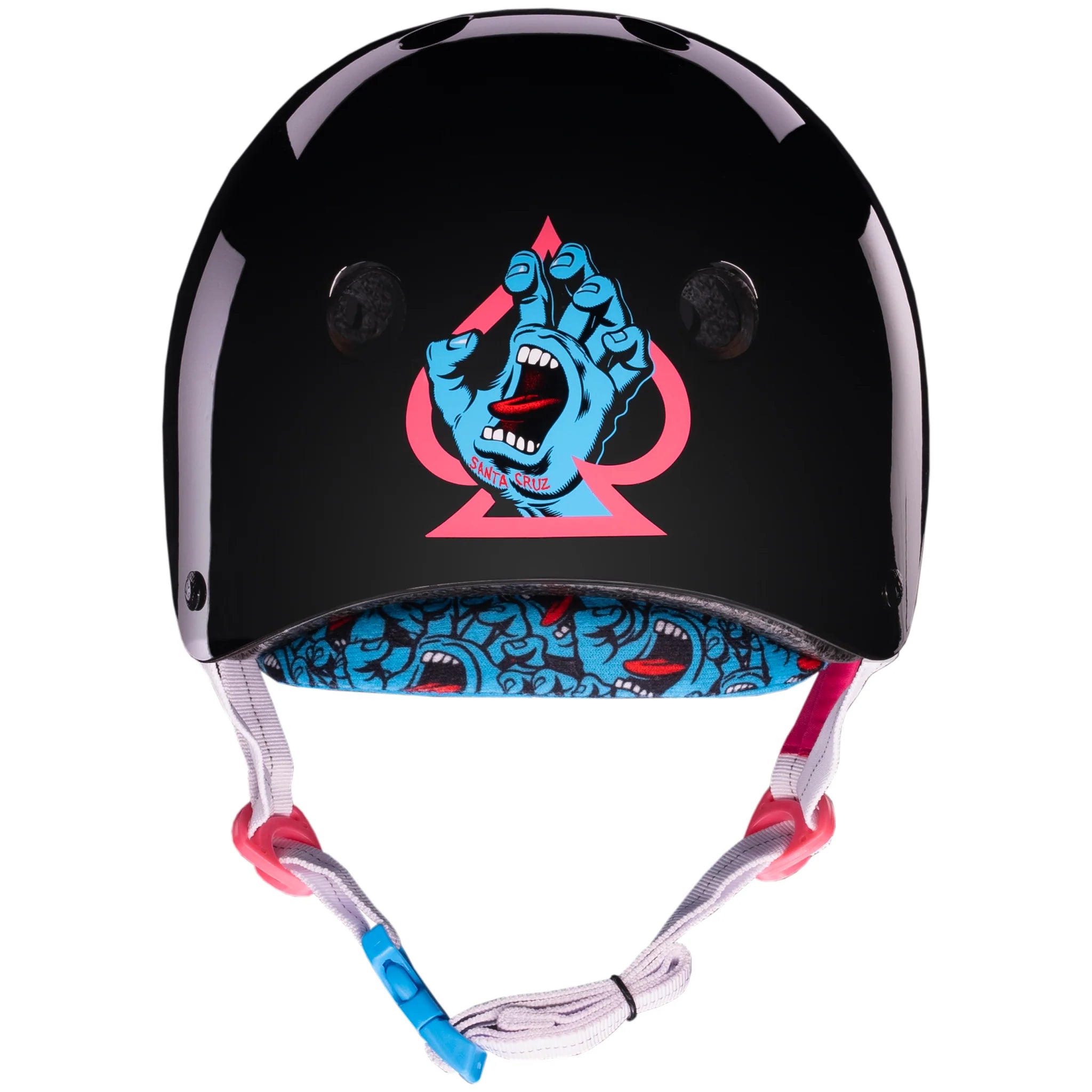 Casco "LOW PRO Certified Helmet - SANTA CRUZ SIGNATURE EDITION - Negro brillante"