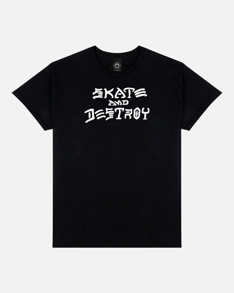 Playera "Skate And Destroy Black T-Shirt"