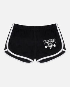 "SKATE GOAT BLACK NIGHT SHORTS"