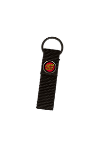 Llavero "Classic Dot Web Key Chain Black OS Santa Cruz"