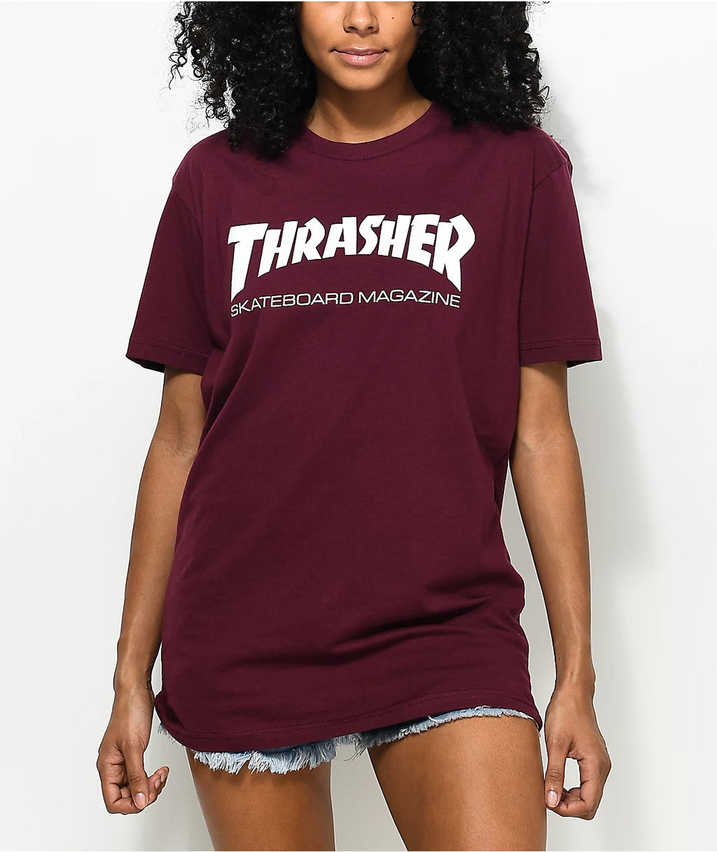 Playera "Skate Mag Maroon Girls T-Shirt"