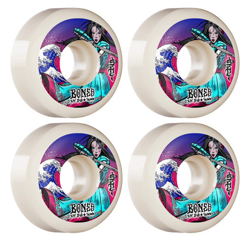 Llantas "Brown Warrior 56 P5 Sidecut Bones Skatepark Formula"