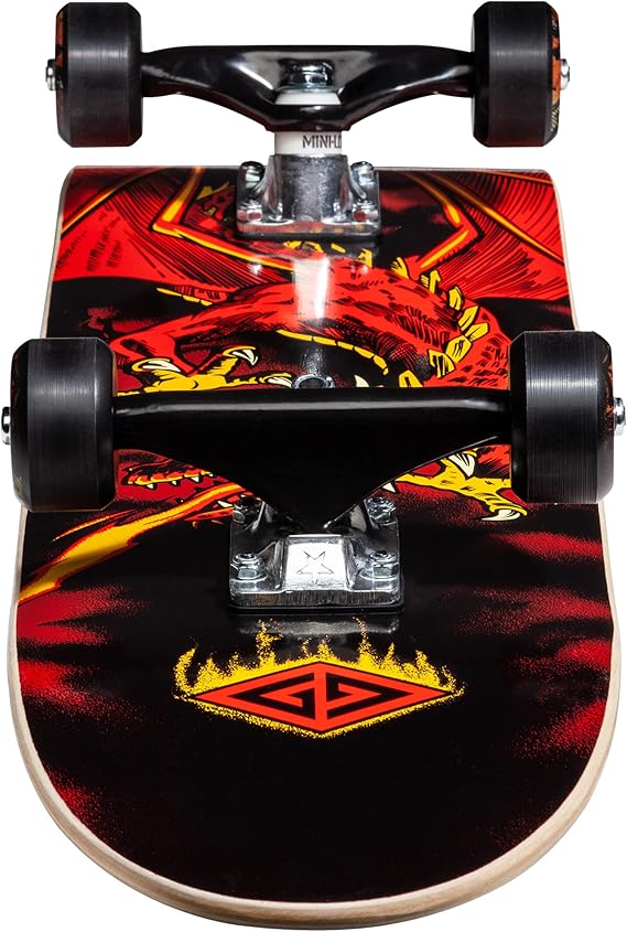 TABLA COMPLETA ASSY FLYING DRAGON RED 126 K12 BLACK TRKS & WHLS