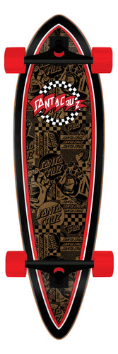 Tabla Longboard Santa Cruz  Banner Check Route 9.20in x 33in