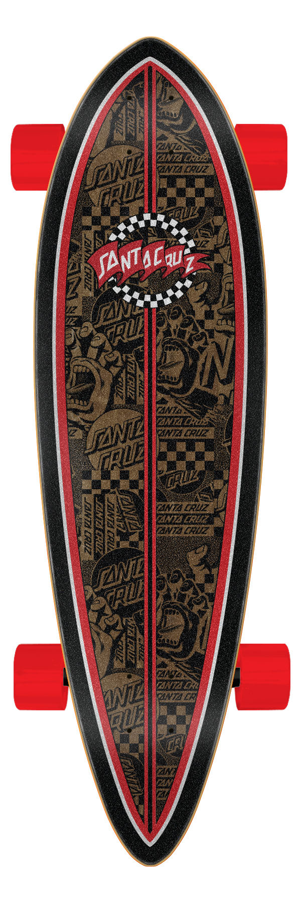 Tabla Longboard Santa Cruz  Banner Check Route 9.20in x 33in