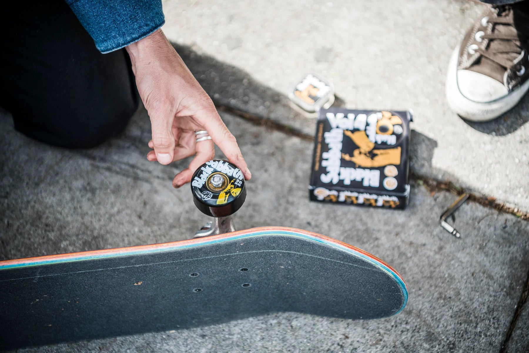 llantas 56mm Black Sabbath Vol 4 Keyframe 78a OJ Skateboard Wheels