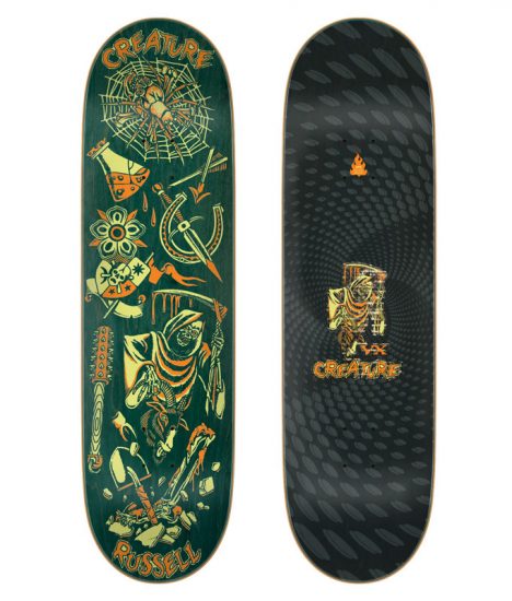Tabla "Russell Fiend Flash VX Deck 8.60in x 31.95in Creature Decks"