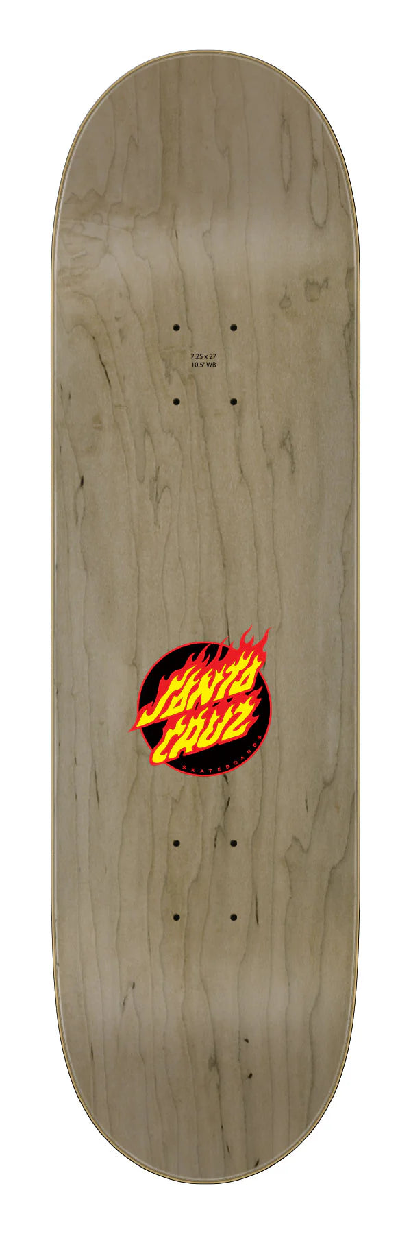 tabla santa cruz flame dot 7.25in 27.00
