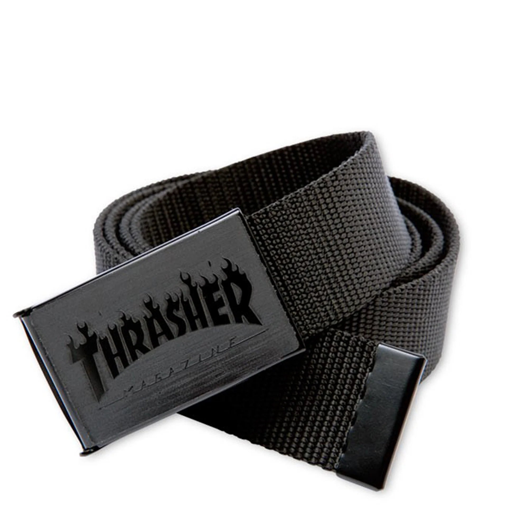 CINTURON "FLAME BELT (W/ BUCKLE BOTTLE OPENER) BLACK BELT"
