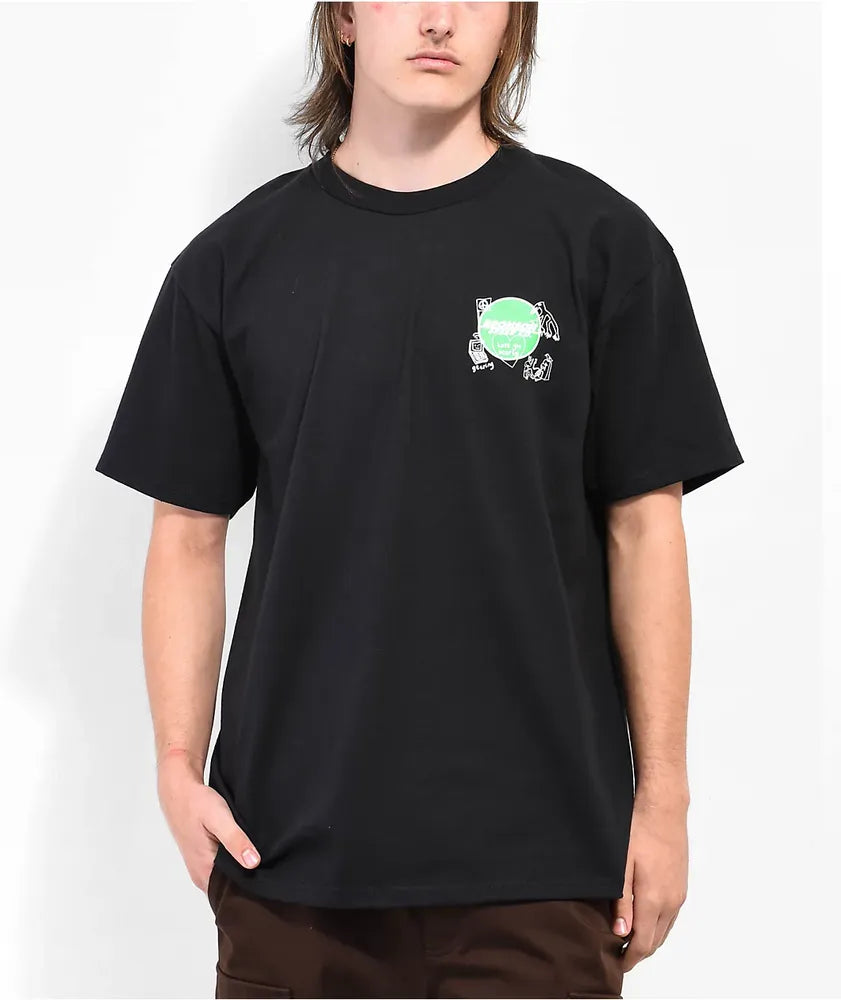 Playera "Breana Geering S/S Regular T-Shirt Black Mens Bronson Speed Co"