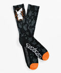 CALCETAS "POKEMON SC PIKACHU CREW SOCKS BLACK 9-11 1 PAIR MENS SANTA CRUZ"