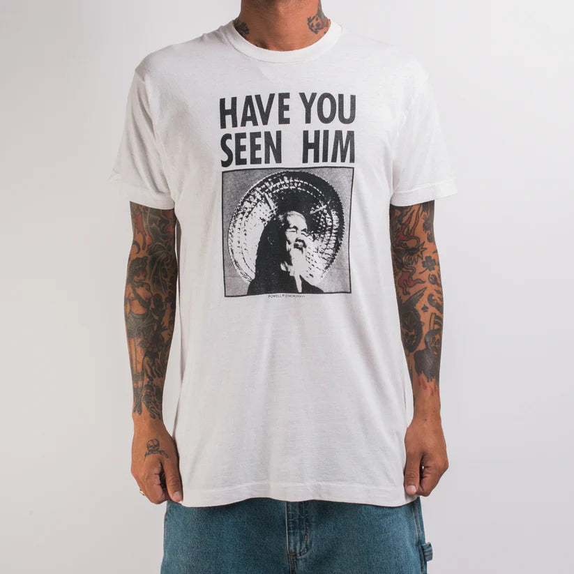 Playera "T-SH P/P Have You Seen Him White"