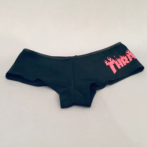 Short "Flame  Logo Black Hot Shorts"