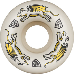 Llantas "WL PP DRAGON FORMULA NANO RAT 52X34MM V4 88A OFF WHITE"
