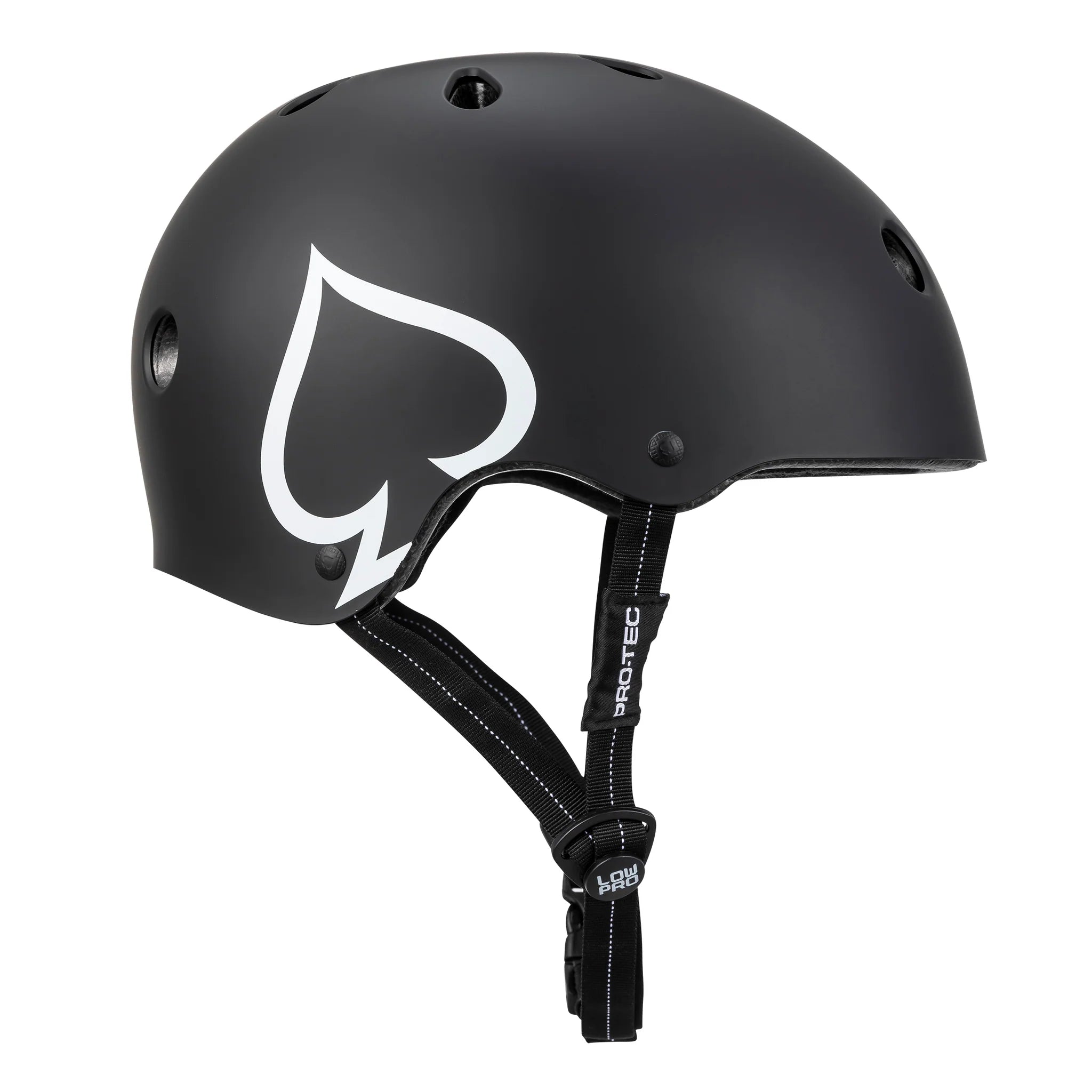 Casco " LOW PRO Certified Helmet " Matte Black