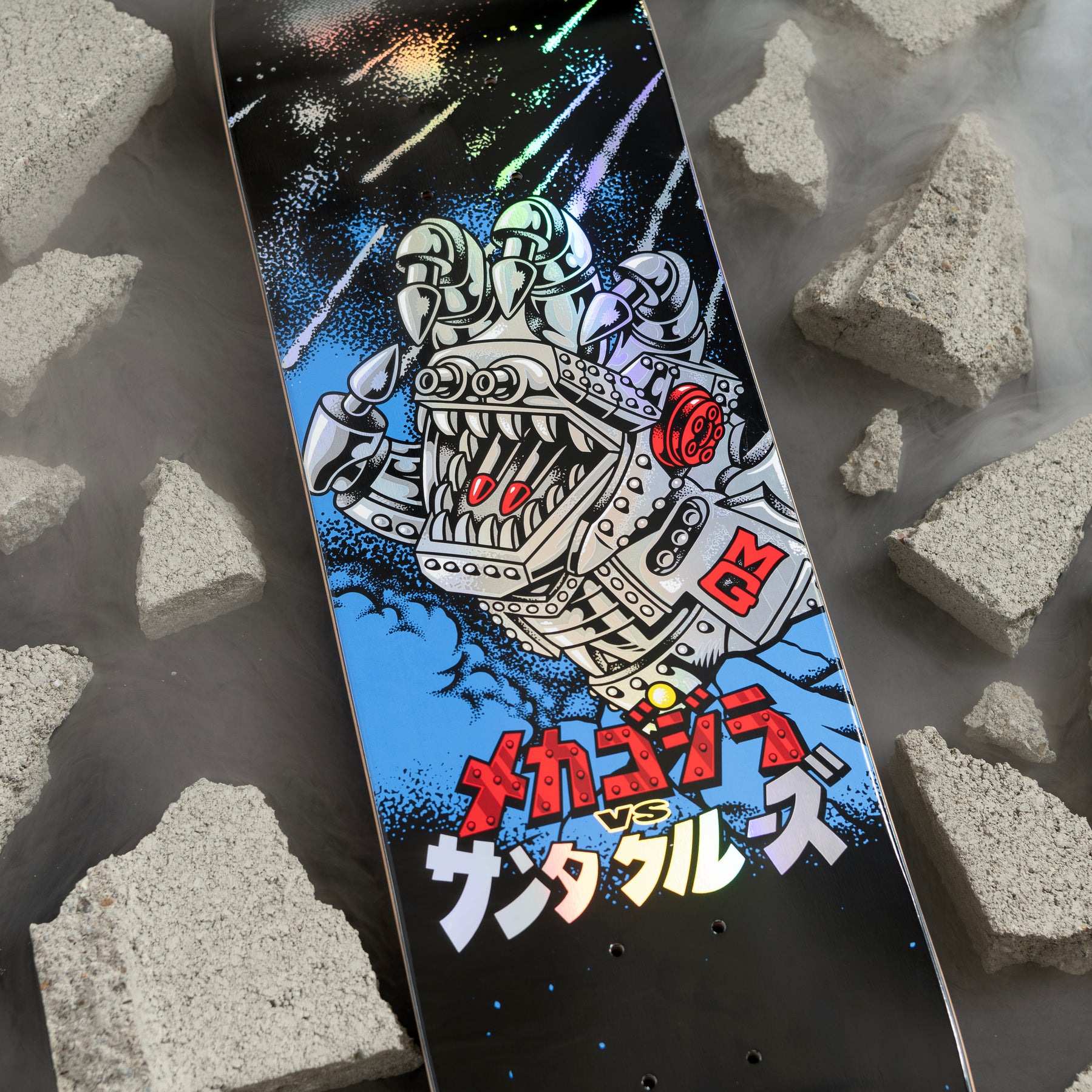 Tabla Godzilla Mecha Mano 8.00in x 31.60 Santa Cruz
