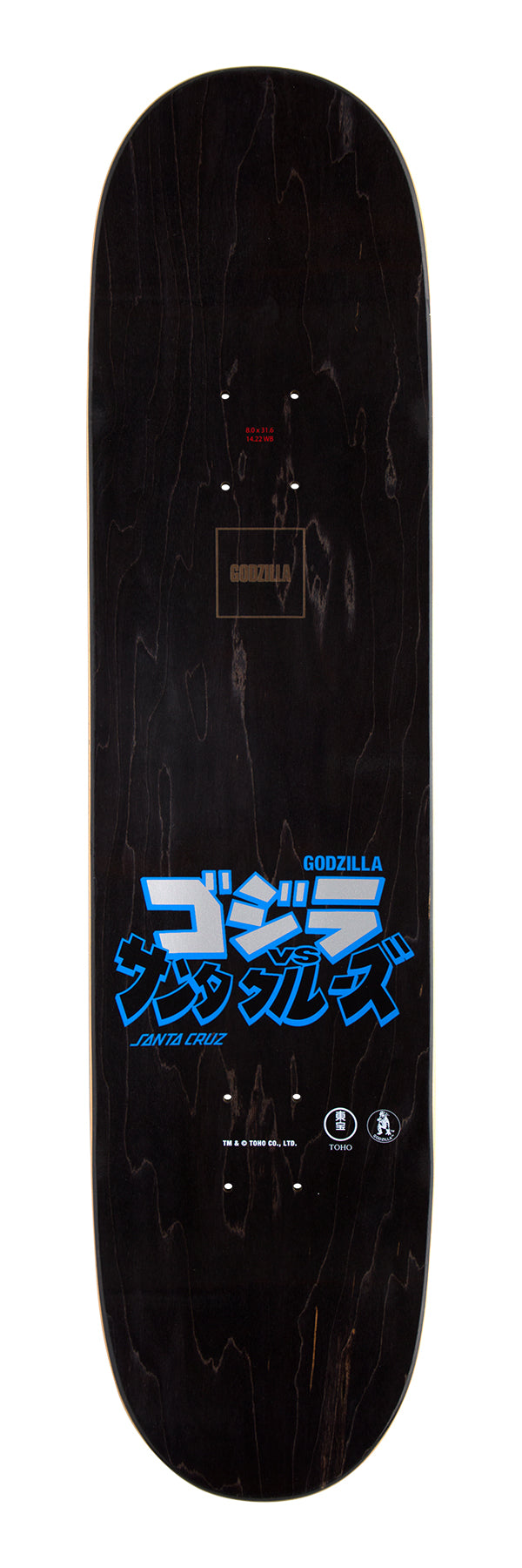 Tabla Godzilla Mecha Mano 8.00in x 31.60 Santa Cruz