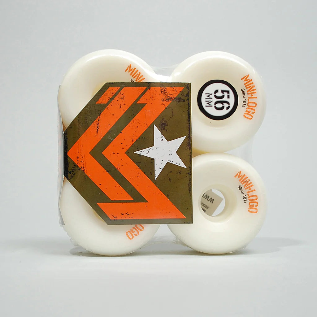 Llantas " WHL MINI LOGO A-Cut  "2" 56mm x 101 White"