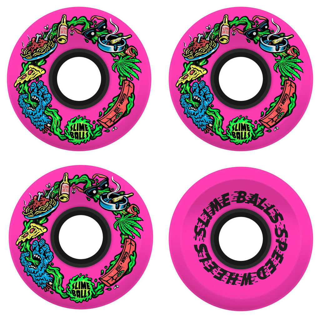 Llantas "60mm Scard Balls OG Slime Pink 78a Slime Balls  Wheels"