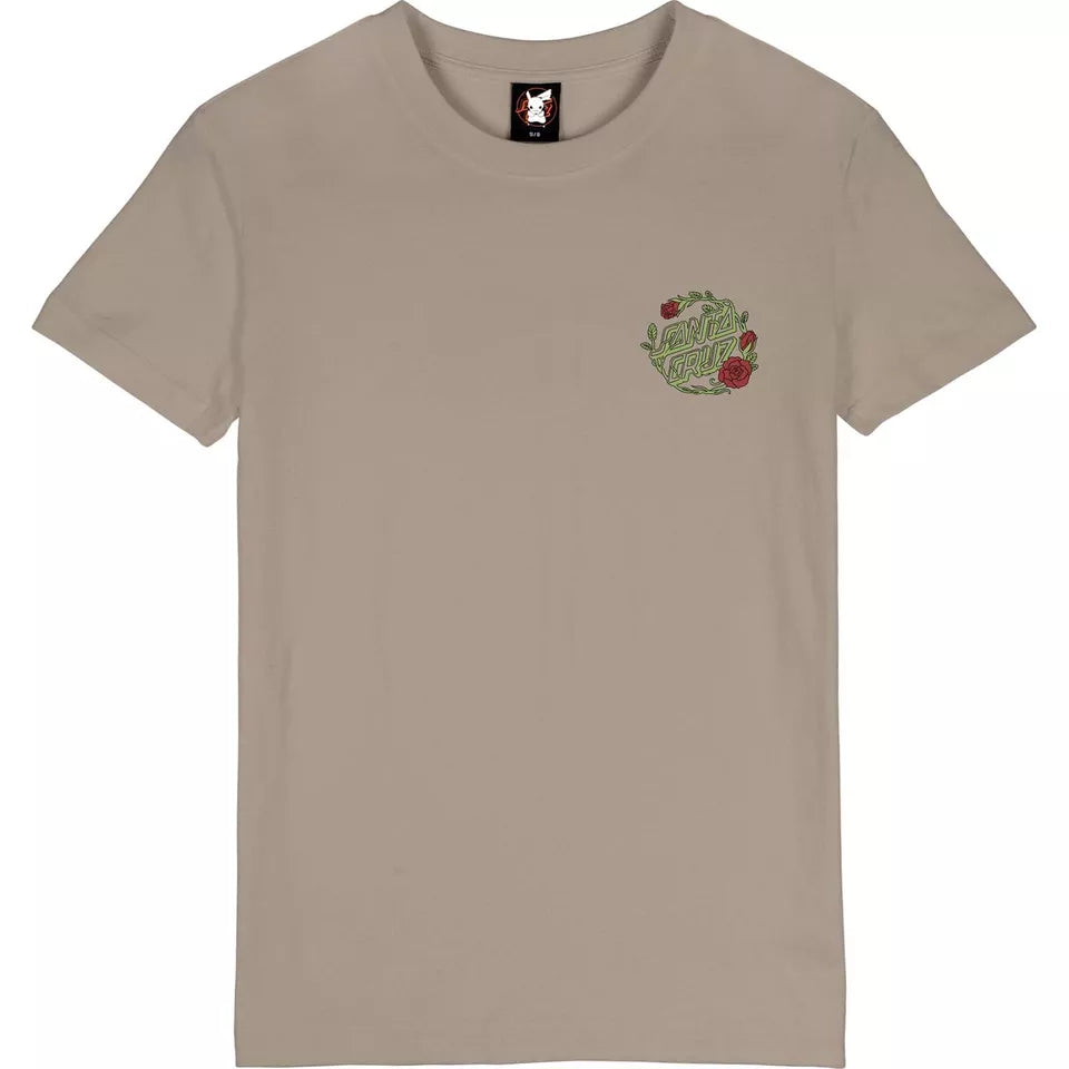 Playera "Pokémon Grass Type 1 S/S Fitted T-Shirt Warm Grey Womens Santa Cruz"