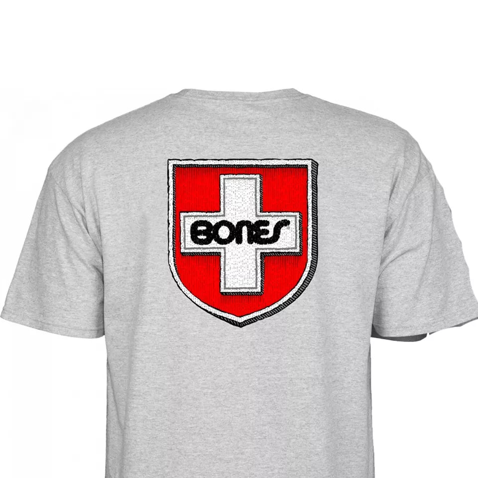 Playera "T-SH Swiss Shield Pocket Athletic Heather"