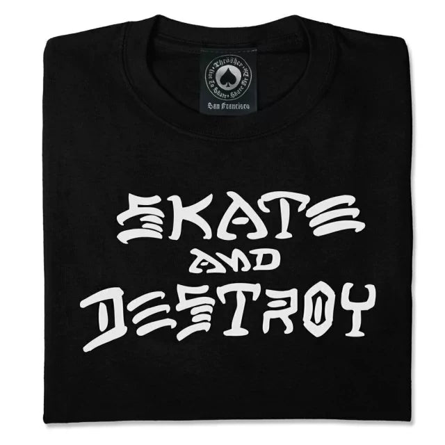 Playera "Skate And Destroy Black T-Shirt"