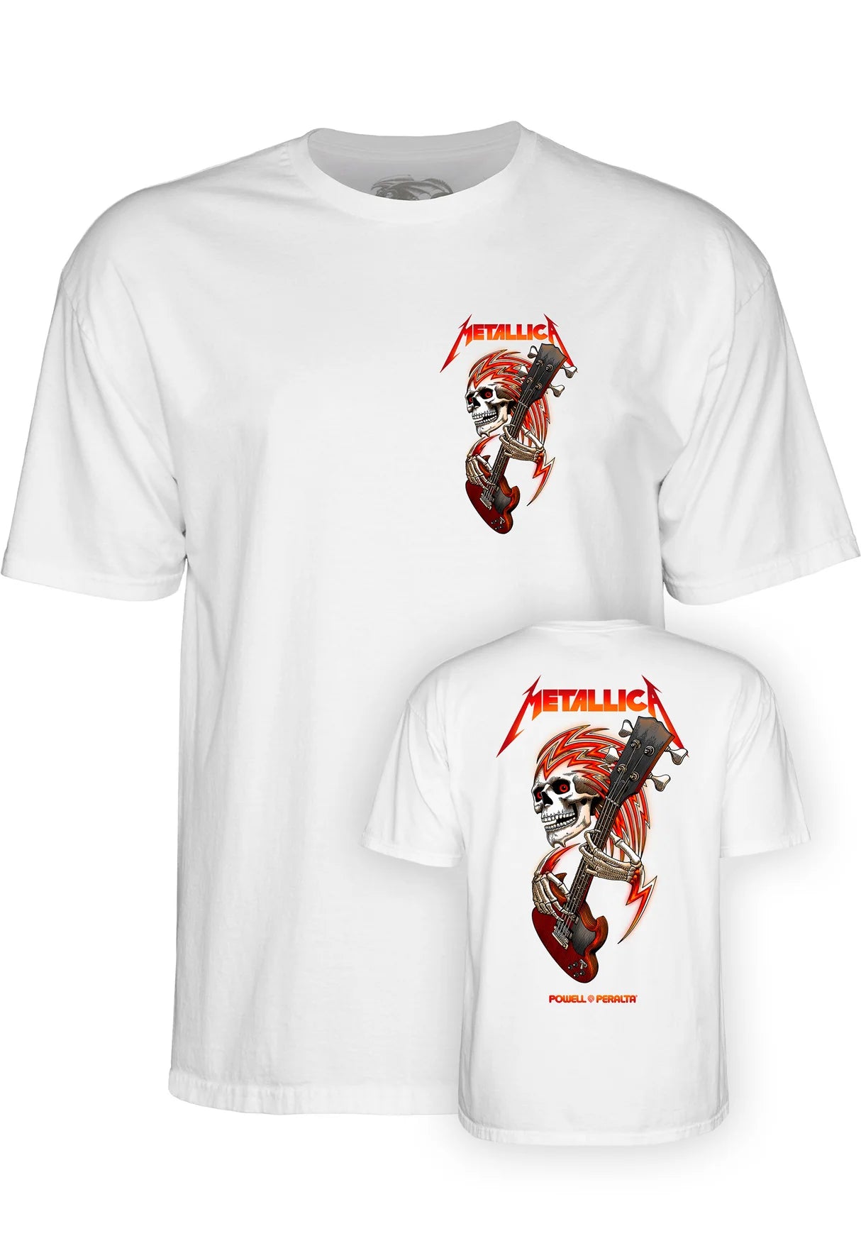 Playera "T-SH Metallica Collab White "