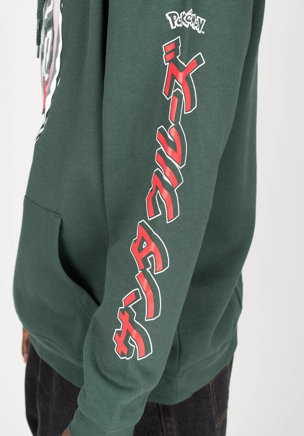 Sudadera "Pokémon Poké Ball Dot P/O Hooded Heavyweight Sweatshirt Alpine Green Santa Cruz"