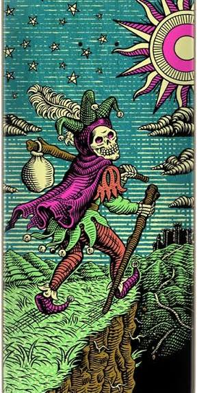 Tabla   SANTA CRUZ DELFINO TAROT POWERPLY 8.25"