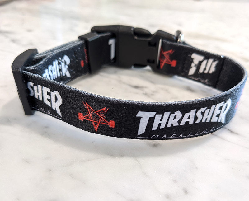 "Thrasher Dog Collar - Small 3/4"