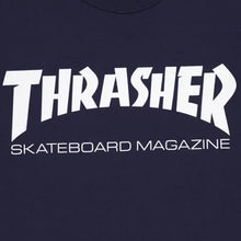 Playera "Skate Mag T-Shirt Navy Blue/White"