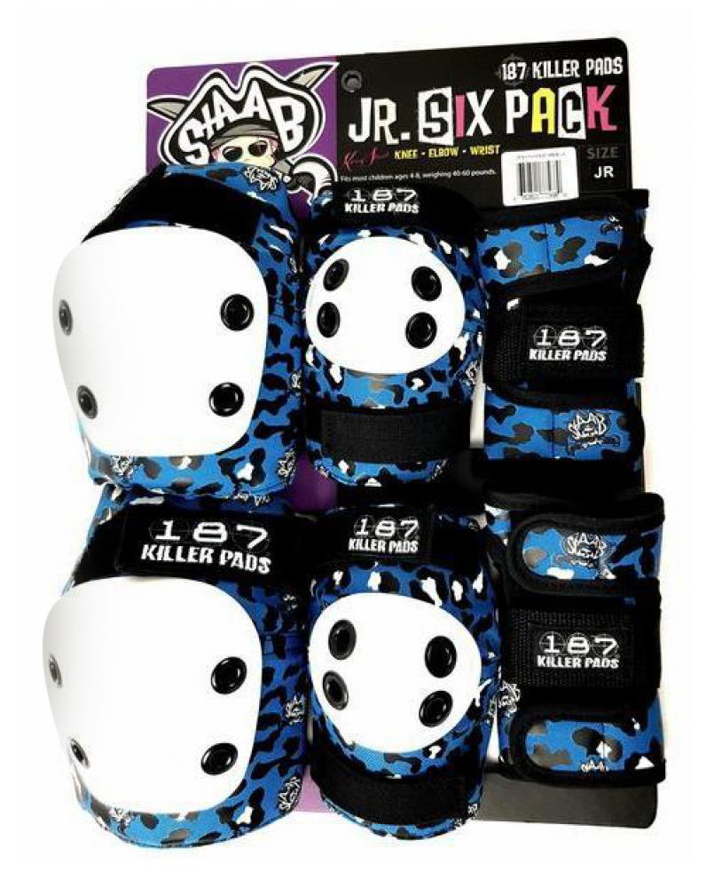 187 Killer Pads Six Pack de protecciones Junior