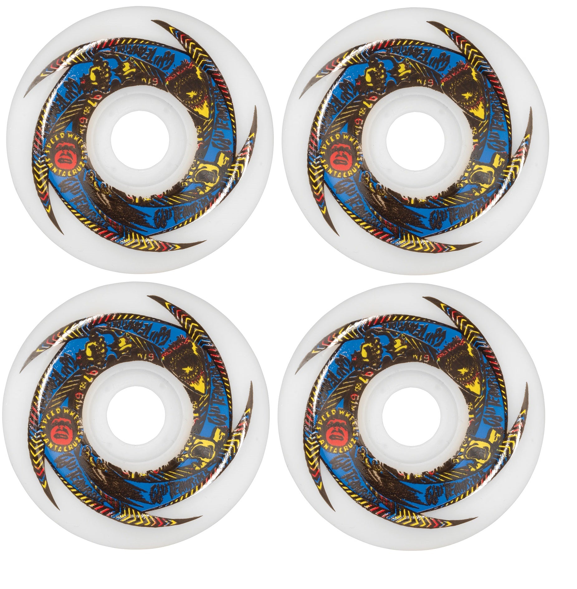 LLantas " 61 mm oj team rider speedwhels original white"