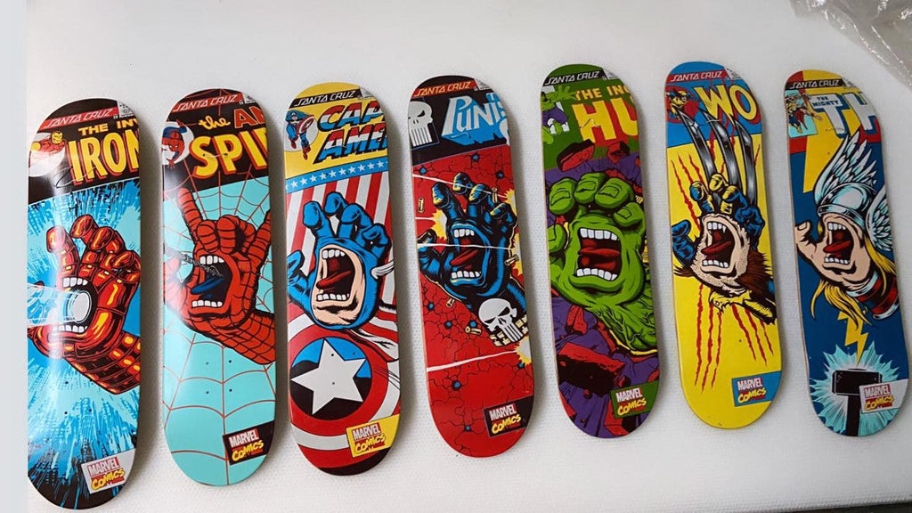 Coleccion de Tablas Santa cruz "MARVEL"