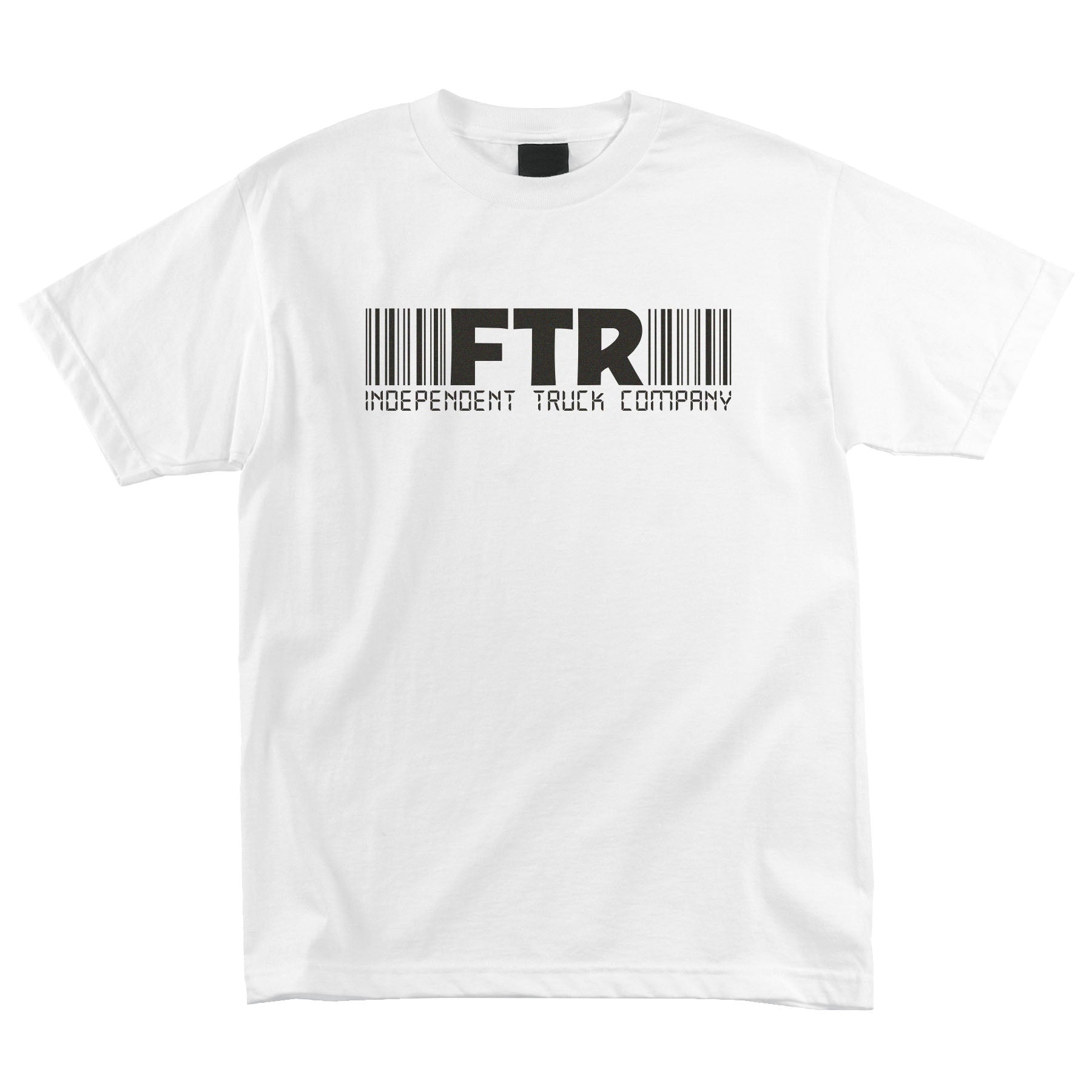 Playera "FTR Barcode S/S Regular T-Shirt White Mens Independent"