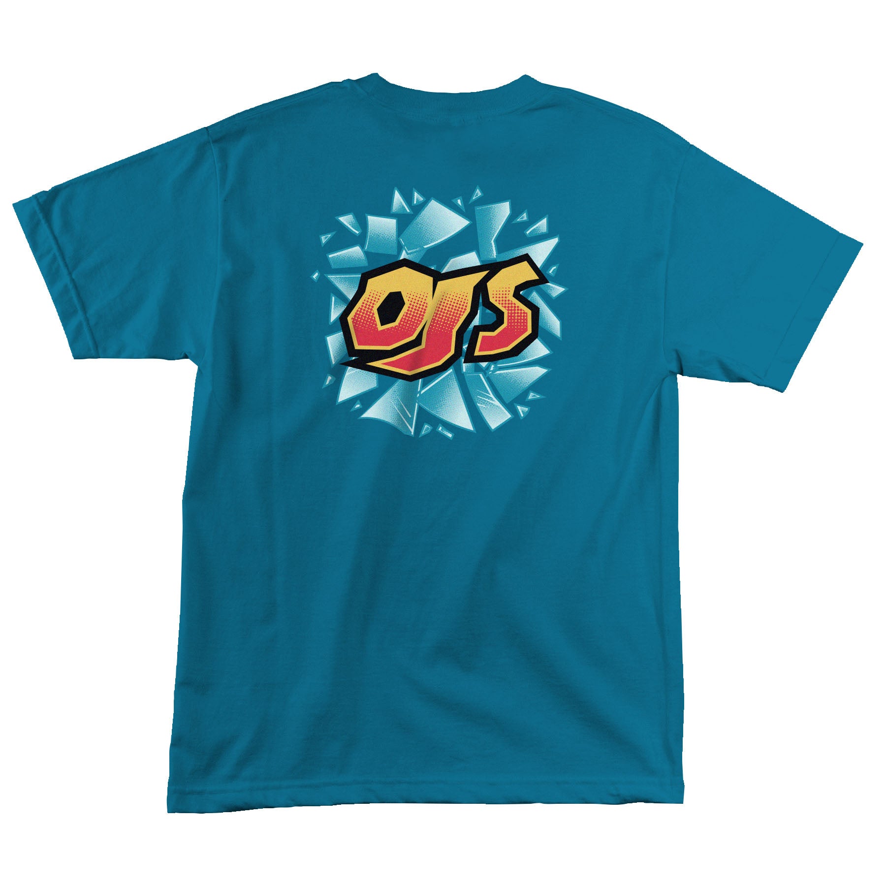 Playera "OJ Glass S/S Regular T-Shirt Galapagos Blue Unisex"