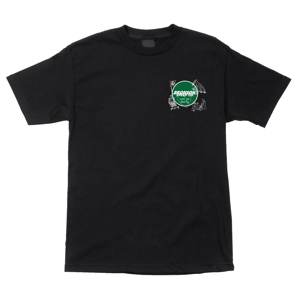 Playera "Breana Geering S/S Regular T-Shirt Black Mens Bronson Speed Co"