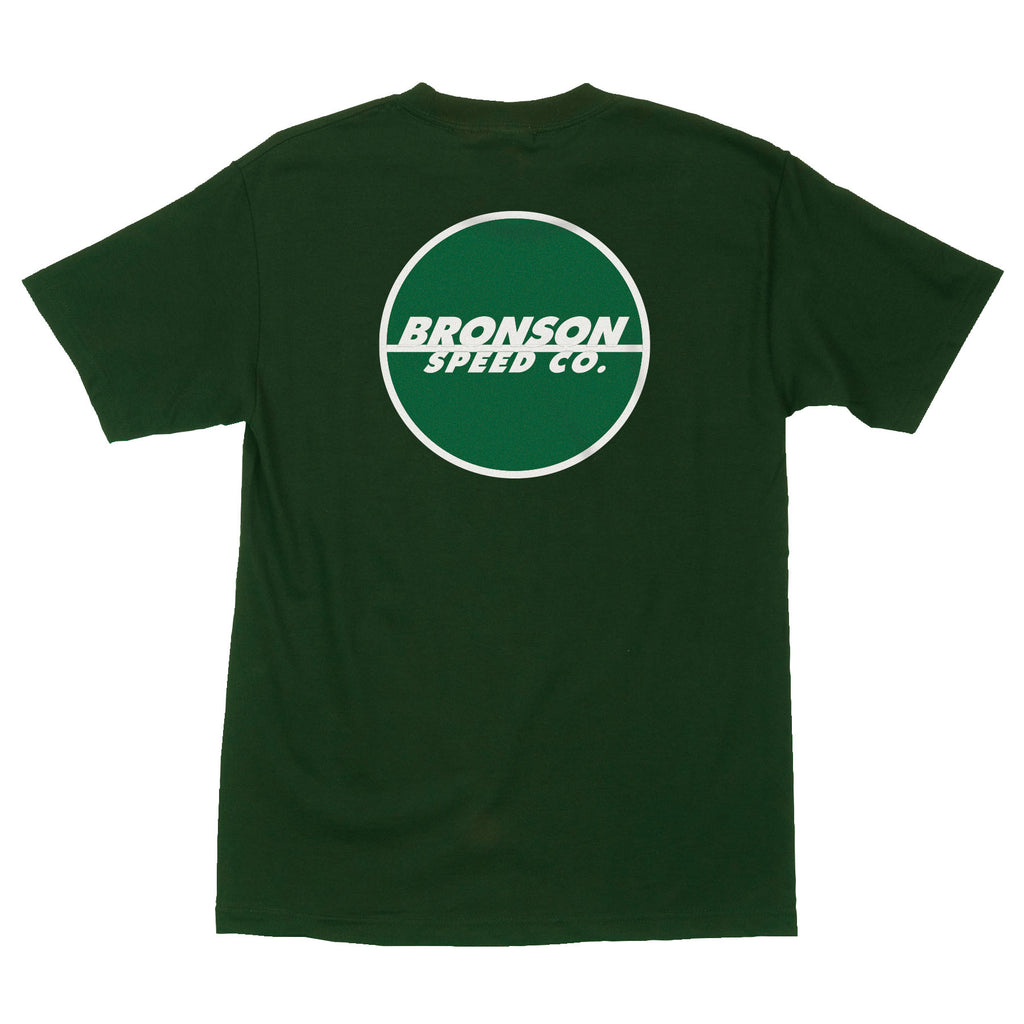 Playera "Bronson Spot Logo S/S Regular T-Shirt Forest Green Mens Bronson Speed Co."