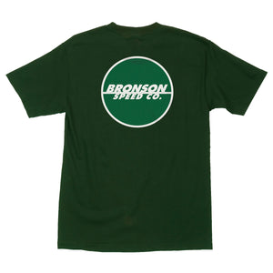 Playera "Bronson Spot Logo S/S Regular T-Shirt Forest Green Mens Bronson Speed Co." S,ML