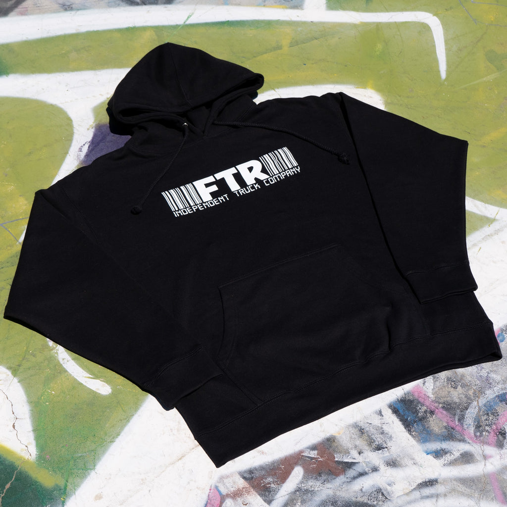 Sudadera Independent "FTR Barcode P/O Hooded Heavyweight Sweatshirt Black Mens"