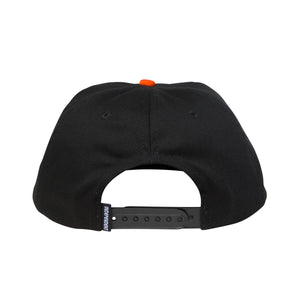 Gorra   Independent "BTG Reflect Snapback Mid Profile Hat Black/Orange OS Unisex"