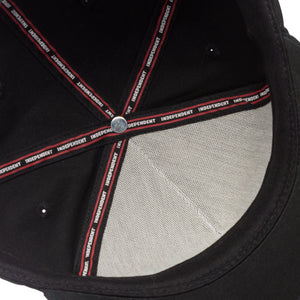 Gorra  Independent  "ITC Streak Snapback Mid Profile Hat Black OS Unisex"