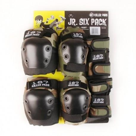 187 Killer Pads Six Pack de protecciones Junior