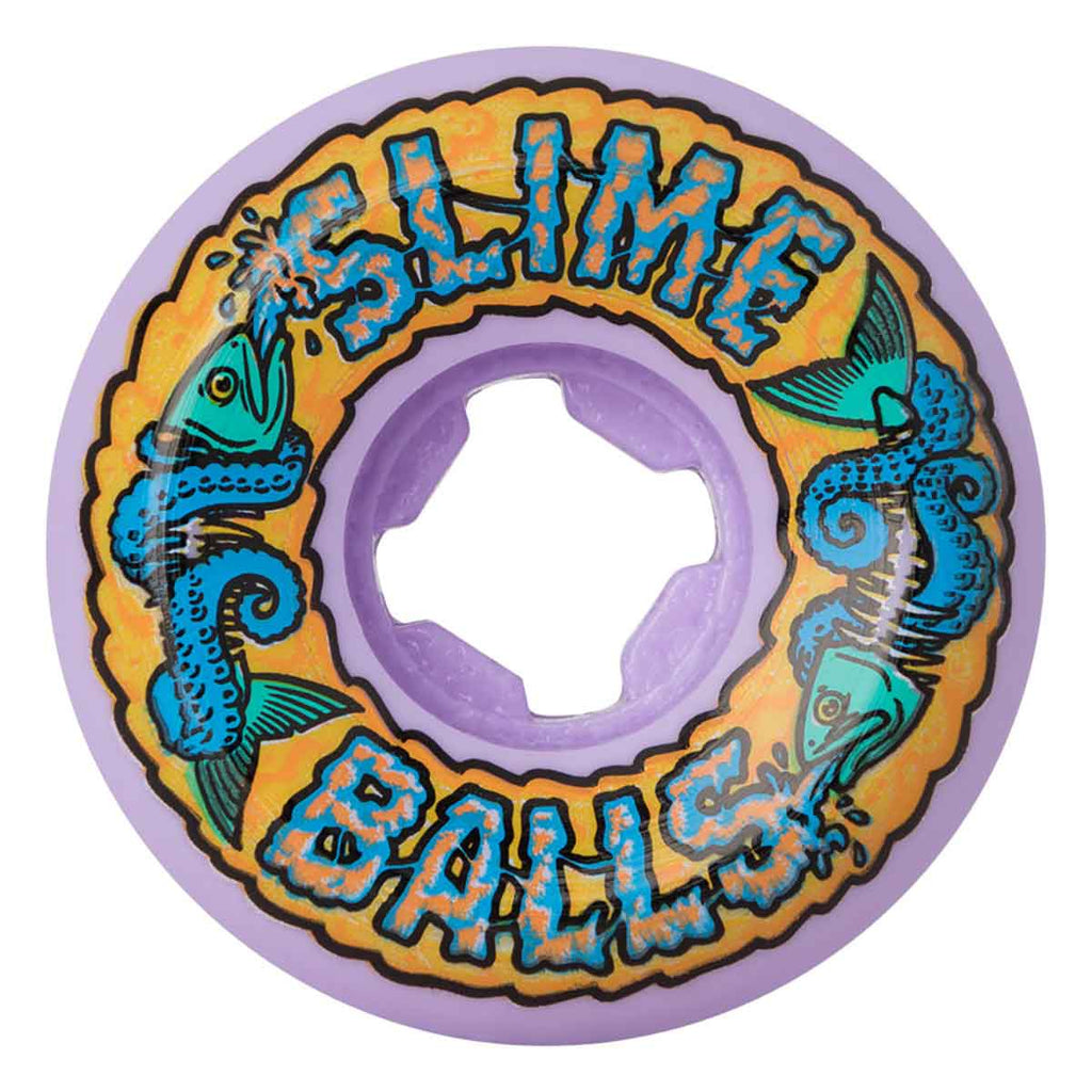 Llantas "54mm Fish Balls Speed Balls Purple 99a Slime Balls Wheels"